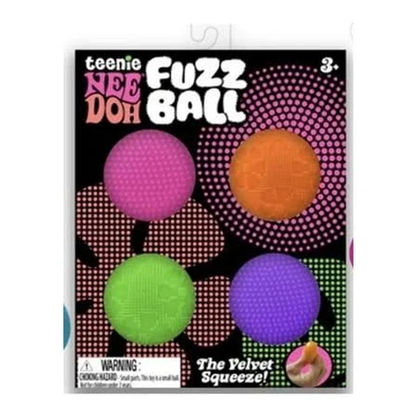 Needoh Teenie Fuzz Ball 4 Pack