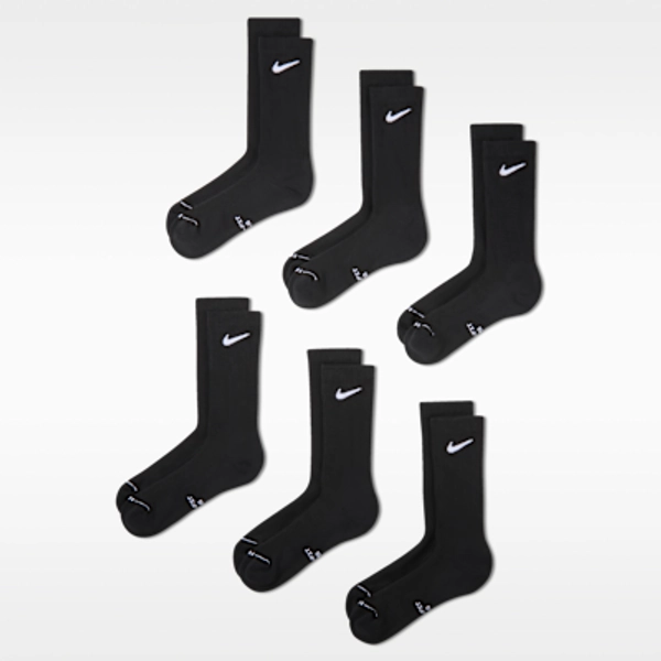 Nike Everyday Elevated Crew Socks (6 Pairs)