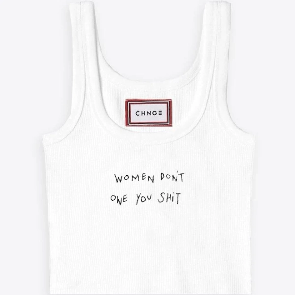 WDOYS Cropped Rib Tank