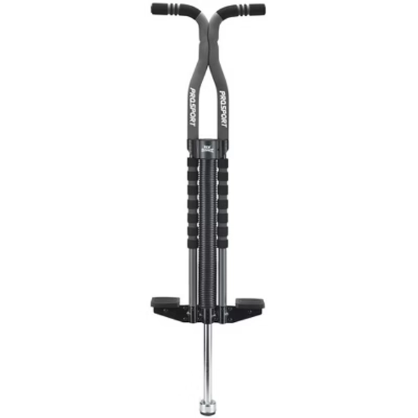New Bounce Pogo Stick for Ages 9 and Up, 80 to 160 Lbs, pro sport edition - Black and Charcoal