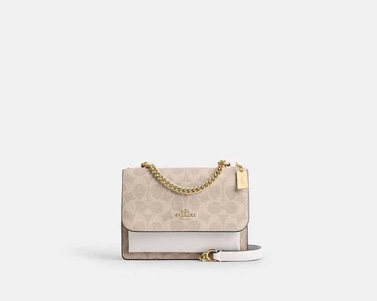 Coach Women's Mini Klare Signature Canvas Crossbody Bag