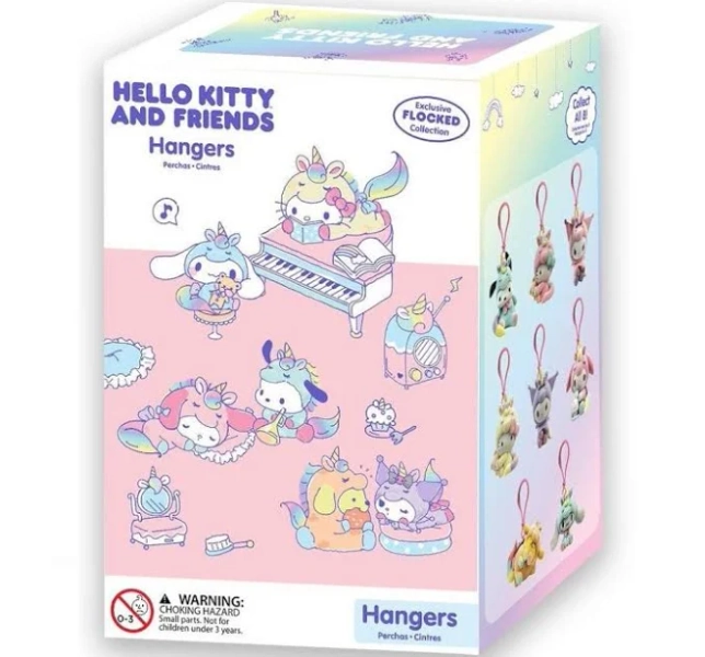 Hello Kitty and Friends Flocked Hangers