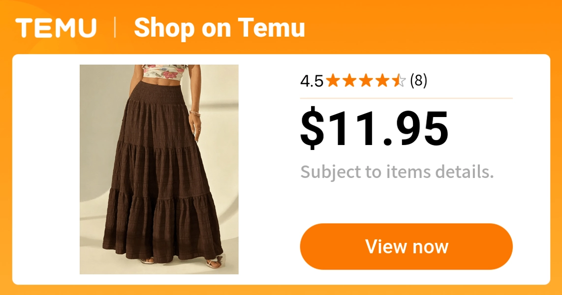 womens textured fabric oversized skirt solid color pleated - Temu