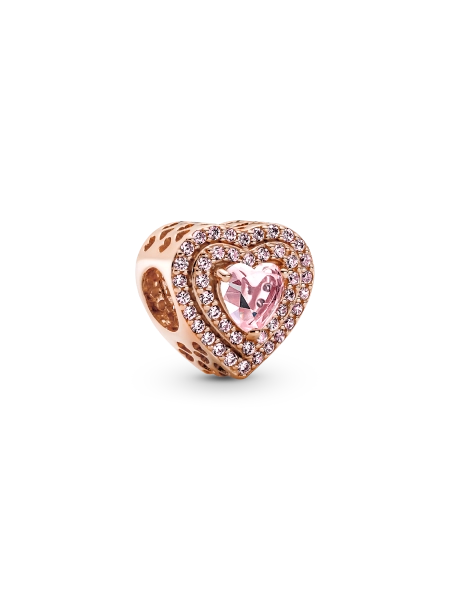 Sparkling Levelled Heart Charm