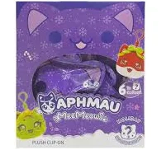 Aphmau Mystery Meemeow Holiday Plush Clip-On Each