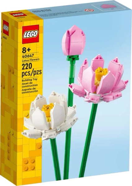 Lego Lotus Flowers Construction Set