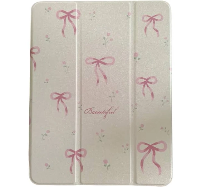 Pink bow Case for iPad 10.2 10.9 Pro 11 9.7 10.2 8 9th Air3 pro10.5 iPad Air 5th 4th 10th Generation