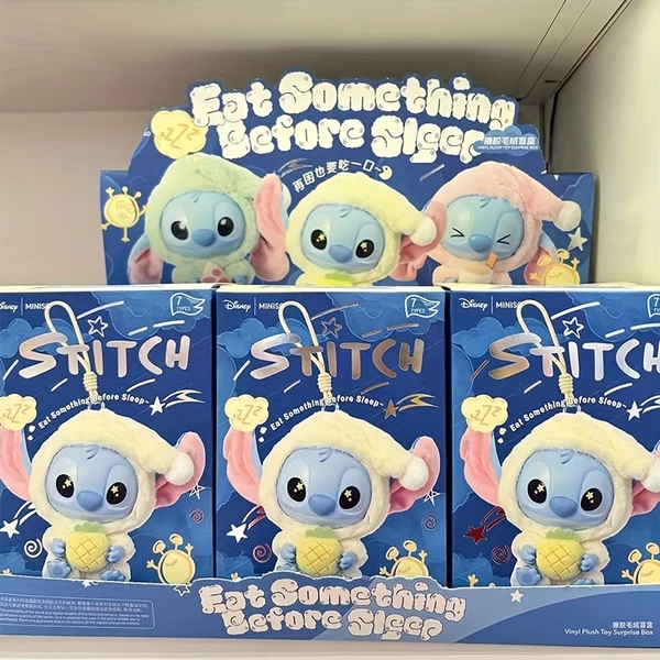 1PC Kawaii Stitch Mystery box - Cartoon cute Disney Anime Figure - Car book bag key pendant Figures pendant Mystery Box - Cute Christmas Halloween gifts