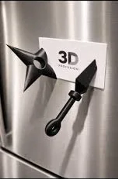 kunai and shuriken fridge magnets | gift for anime lover | anime accessories | ninja fridge magnets | anime home decor