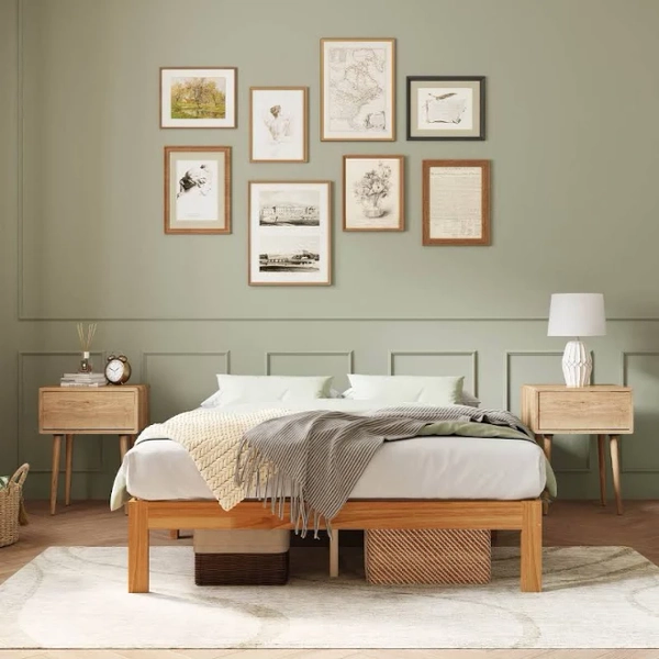 Novilla Classic Wooden Bed Frame