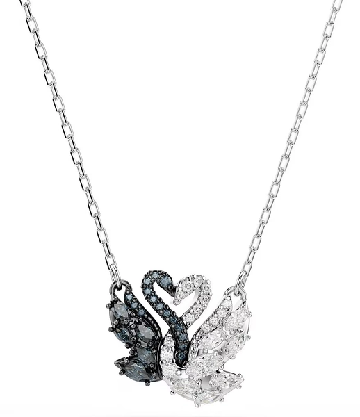 Swarovski Swan Short Pendant Necklace