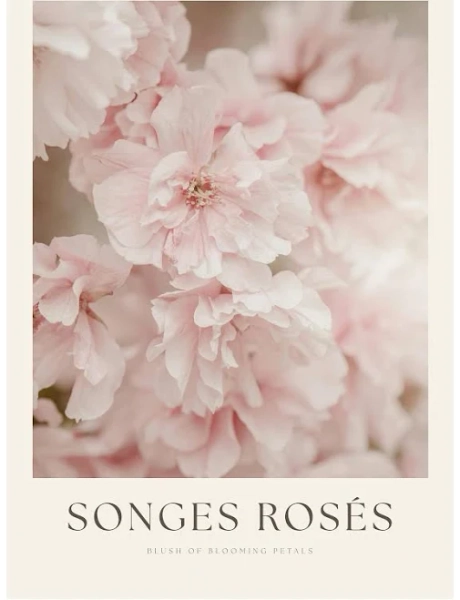 Prints Pink Roses Poster