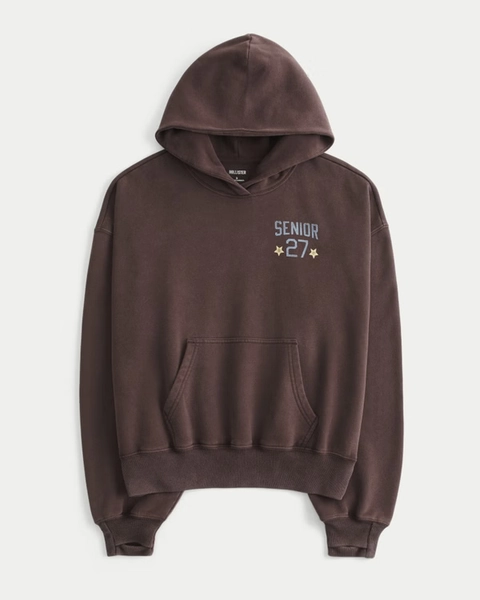 Hollister Feel Good Senior Graphic Classic Hoodie