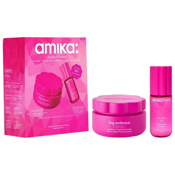 amika Smooth + Scented Body Butter & Fragrance Mist Gift Set