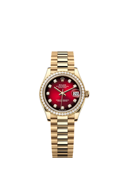 Rolex Datejust 31 watch: 18 kt yellow gold - m278288rbr-0041