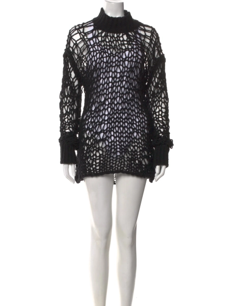Virgin Wool Turtleneck Sweater