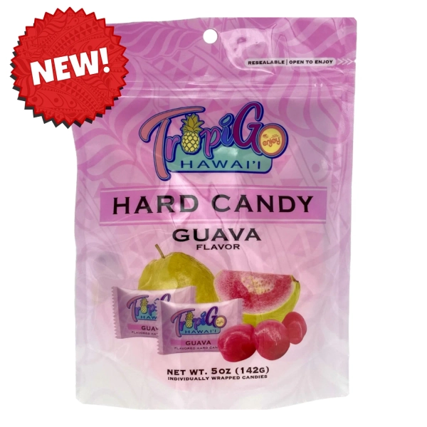 TropiGo Hawaii Hard Candy - Guava (5 oz) | Enjoy Snacks