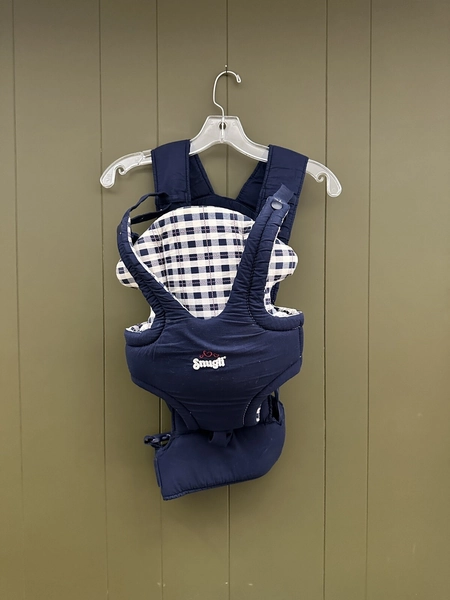 Vintage SNUGLI Baby Carrier Backpack Retro 80s-90s - Plaid