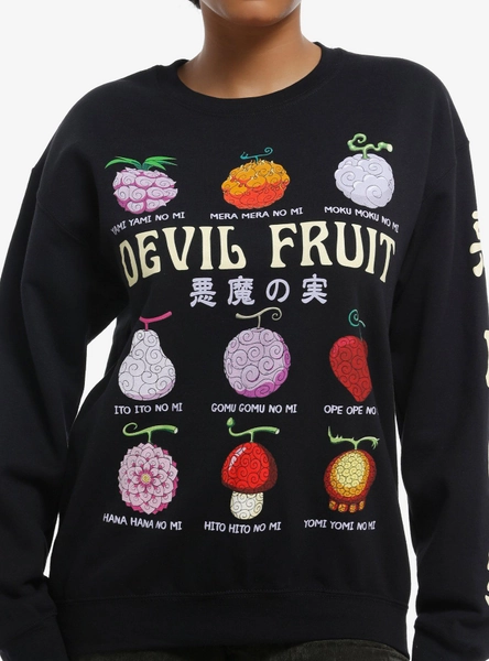 One Piece Devil Fruit List Sweatshirt