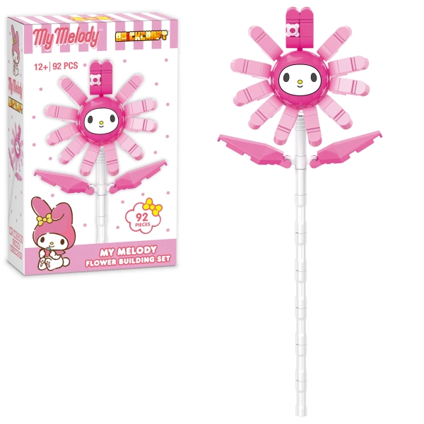 Brickcraft Hello Kitty My Melody Flower Building Set