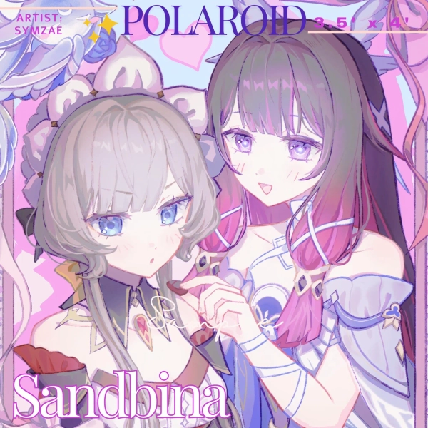 Sandbina Genshin Impact Polaroid Mini Print (Columbina, Sandrone)