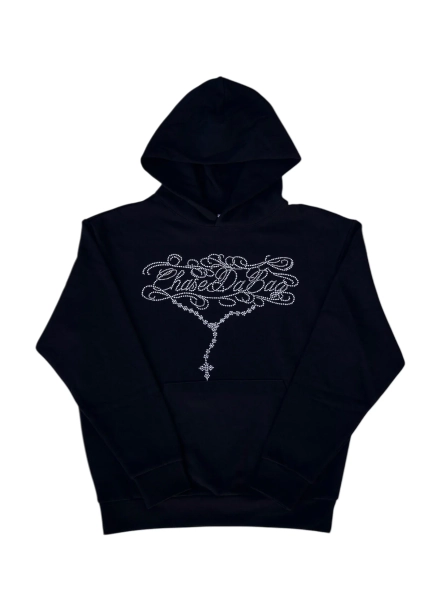 Virgencita Rhinestone Hoodies