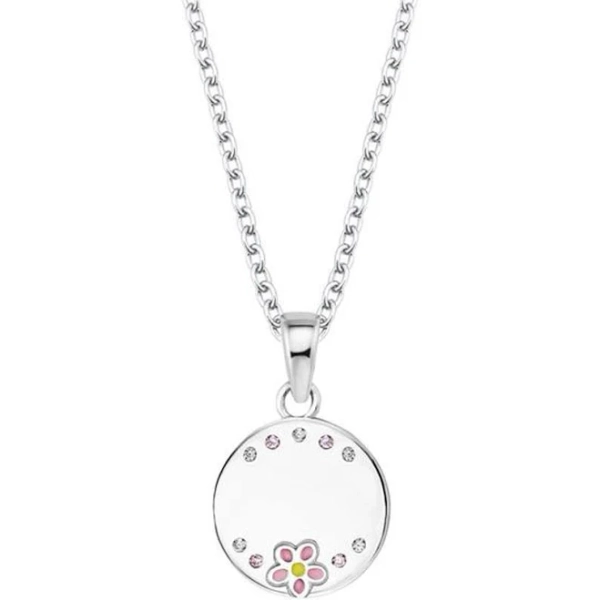 Girl's Sterling Silver Flower Necklace