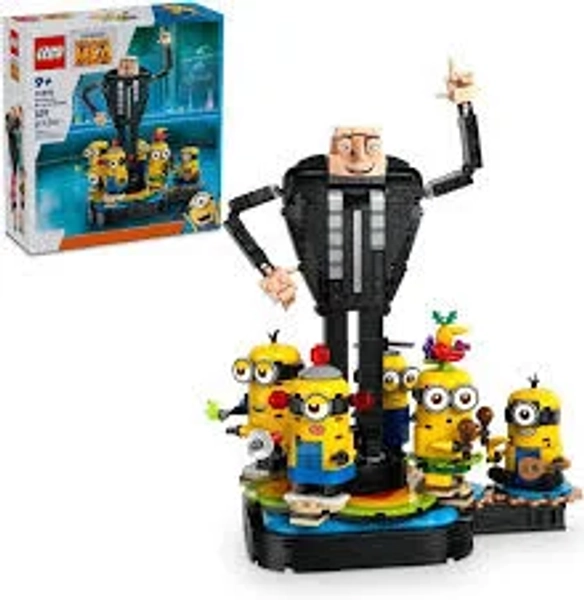 75582 LEGO Despicable Me Brick-Built Gru and Minions