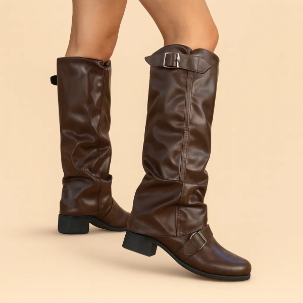 Fashion Leather Boots For Women