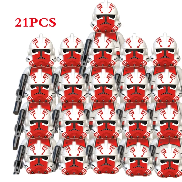 21pcs/lot 501st Legion Troopers Rex Clone Stormtroopers Assemble Building Blocks Bricks Star Action Figures Wars Children Toys - AliExpress 