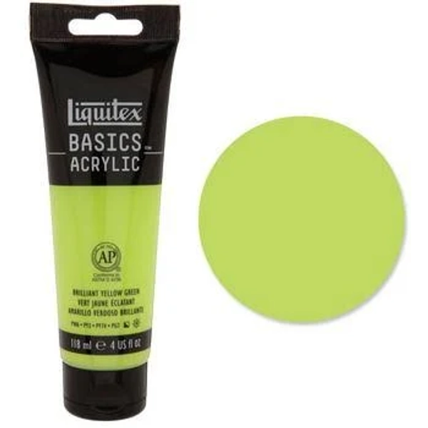 Basics Acrylic Color Brilliant Yellow Green