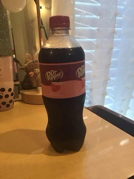 Strawberry and cream dr. Pepper