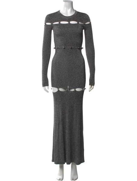 Crew Neck Long Dress