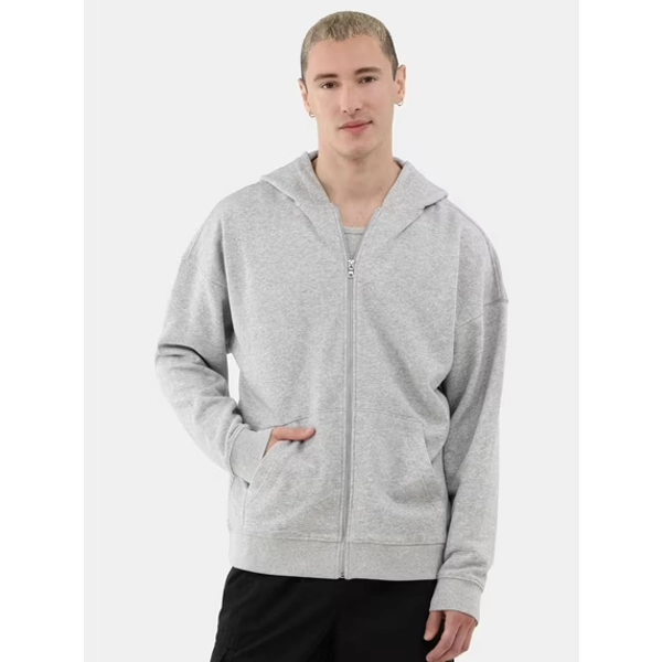 No Boundaries Zip Hoodie with Long Sleeves, Men's & Big Men's