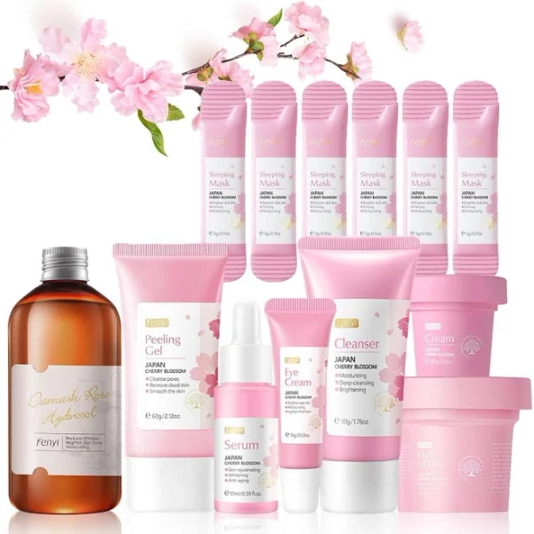 Leogony Kids Skincare Set Cherry Blossom Gifts