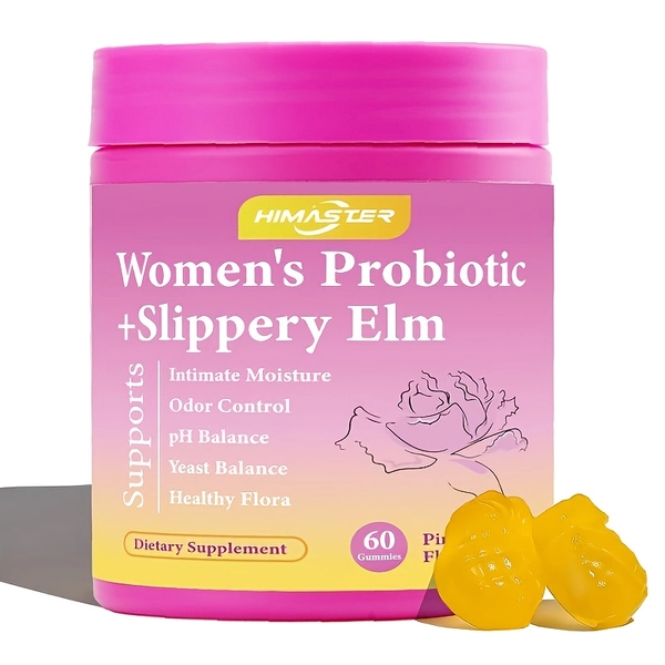 HIMASTER Probiotics Gummies for Women Tropical Pineapple Flavor Supports pH Balance, Digestive Gut Health & Immune System Prebiotics & Lactobacillus Blend 60 Gummies 1pc, Probiotic Supplement, Natural Wellness Product, Easytoswallow Supplement, Highquality Probiotics, Probiotic Supplement, Healthconscious Women, Digestive Health, Easytoswallow Supplement, Natural Wellness Product, Highquality Probiotics, Healthconscious Women