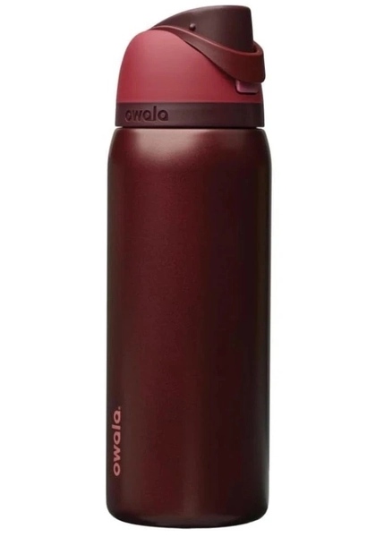New Owala Freesip Insulated Stainless Steel Water Bottle - Black Cherry 32oz*-️