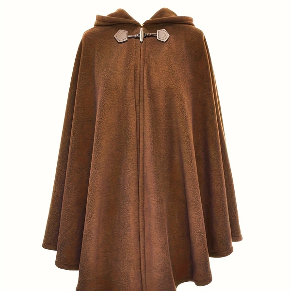 One Size Fits All Solid Color Hooded Shawl with Tassel Fashion Pullover