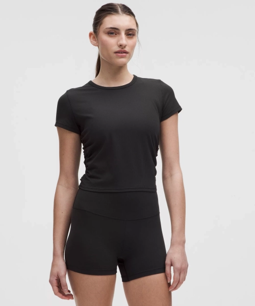 All It Takes Ribbed Nulu T-Shirt - Black - 10