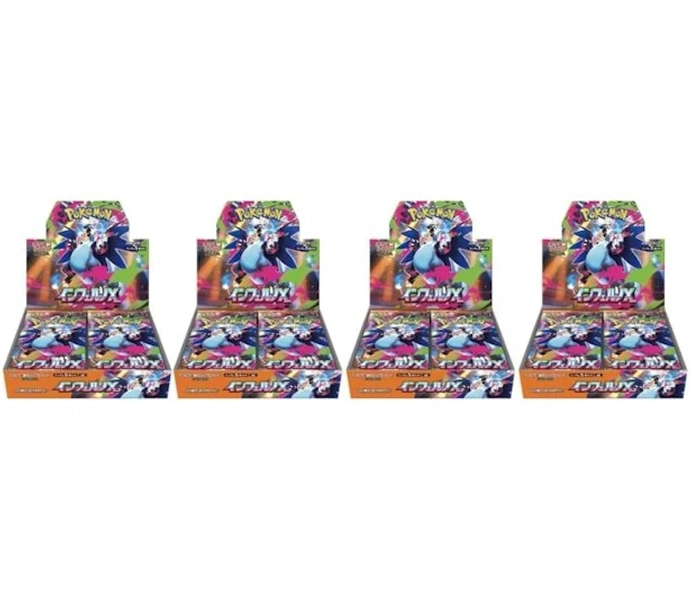 2025 Pokémon Mega Evolution Inferno Ex Mega Charizard X Booster Box (Japanese) 4x Lot
