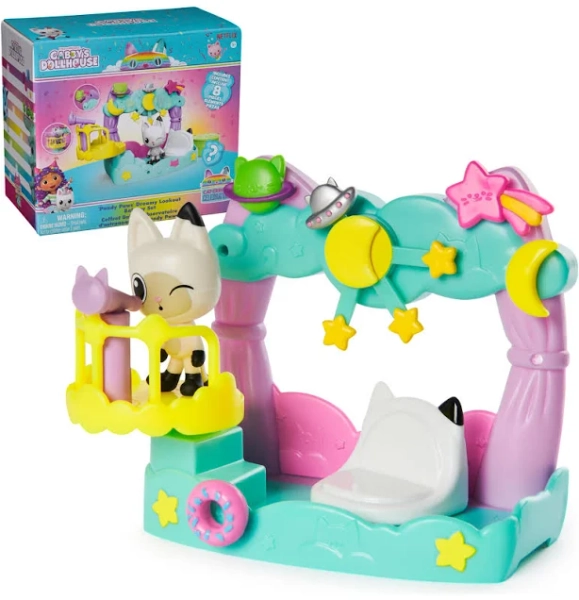 Gabbys Dollhouse Pandy Paws Dreamy Balcony Playset