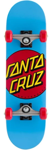 Classic Dot Super Micro Santa Cruz Skateboard Complete