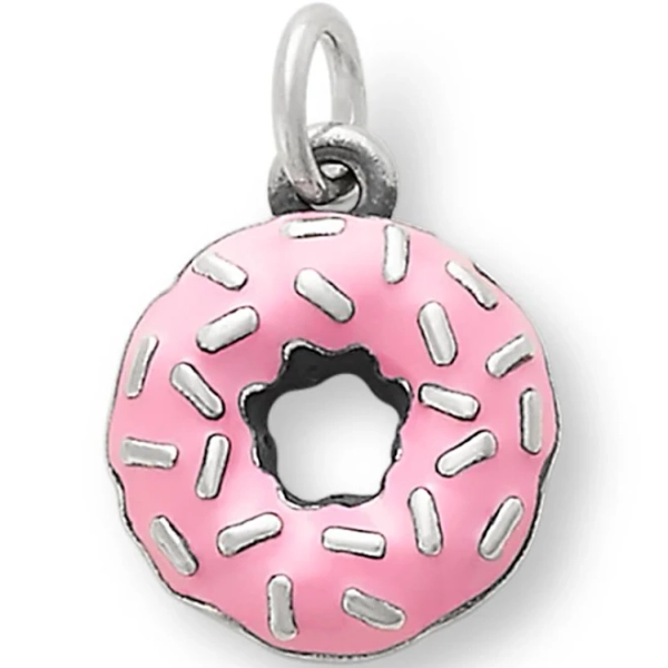 Consuela Women's Enamel Frosted Donut Charm