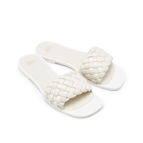 EU 36 Fermin Flat Sandals White
