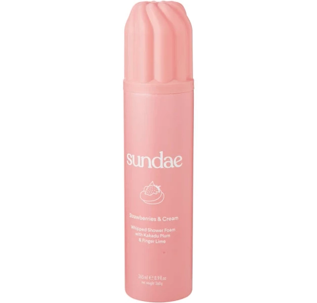 Sundae Strawberries & Cream Whipped Shower Foam