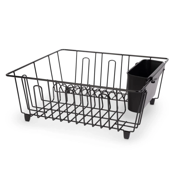 Mainstays Small Chrome Wire Dish Rack - White, Small Dish rack
