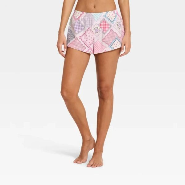 Women's Boxer Pajama Shorts 2.5" - Wild Fable™ Pink Fruit XXS
