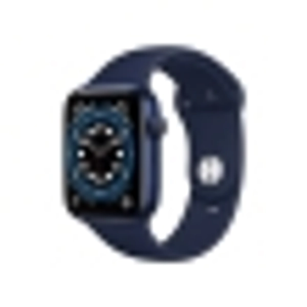 Apple Watch Series 6 (GPS) 40mm Blue Aluminum Case with Deep Navy Sport Band - New