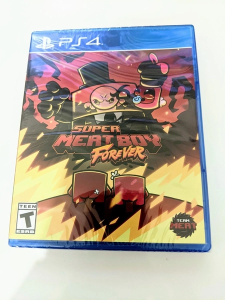 Super Meat Boy Forever - Limited Run Games - PS4 - NEW LRG Meatboy