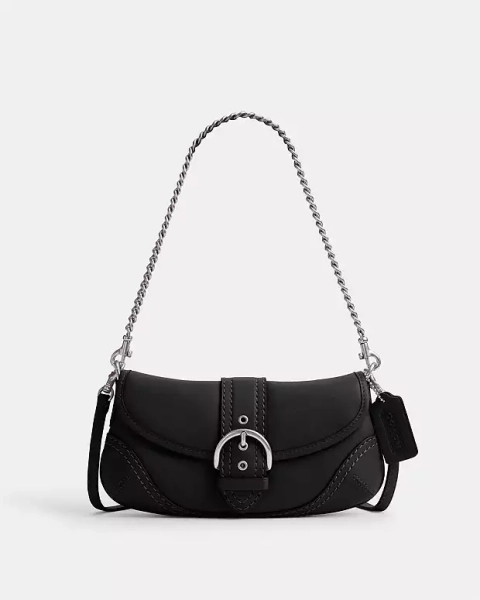 Silver/Black Soho Bag 25